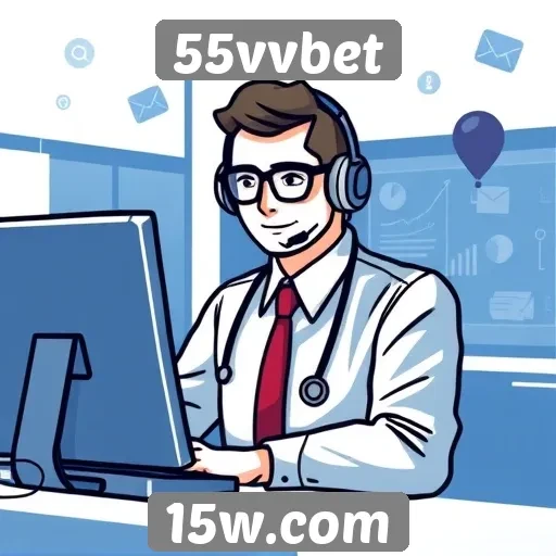 Apoio ao cliente no site 55vvbet