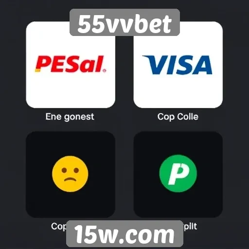 Métodos de pagamento suportados pelo 55vvbet