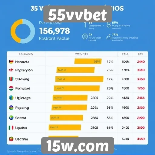 Estatísticas de usuários e engajamento no 55vvbet
